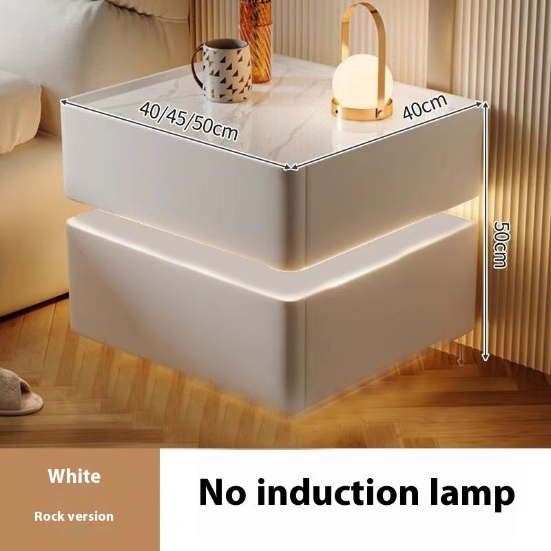 Modern Minimalist Solid Wood Table With Bedroom Light Luxury Multifunctional Wireless Charging Bluetooth Smart Bedside_voghion.com