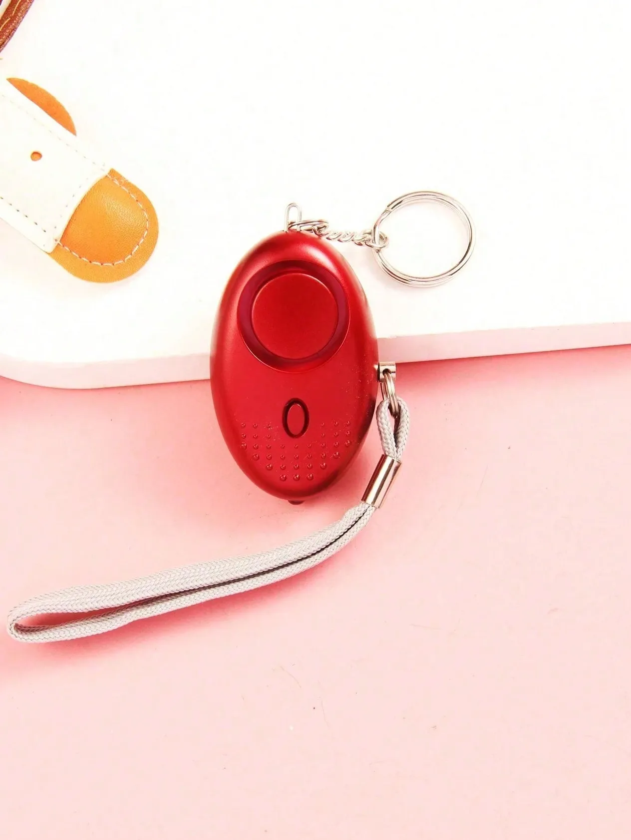 1 Pc Women's Self-Defense Safety Keychain Set, Including Alarm, Convenient Outdoor Keychain, Holiday Gift_voghion.com