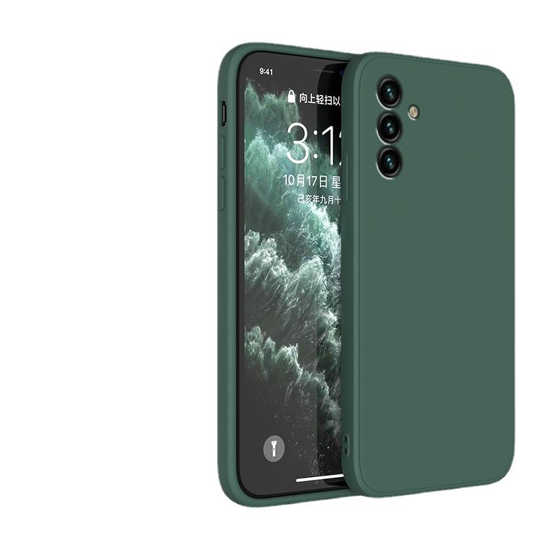 Zachte Siliconen Vierkante Frame Case voor Samsung Galaxy A14 A34 A54 A13 F13 A04 A04E 4G 5G coque Camera Beschermende Back Cover_voghion.com