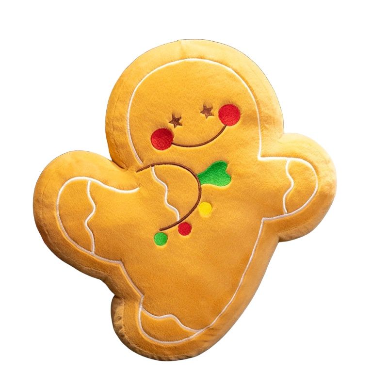 Christmas Cute Happy And Plush Toy With Bow Tie Christmas Tree Doll Pillow Snowman_voghion.com