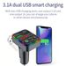 Car Charger Mobile Phone Charger Hands-free Call Stereo Bluetooth FM Transmission Frequency Colorful Ambient Light_voghion.com
