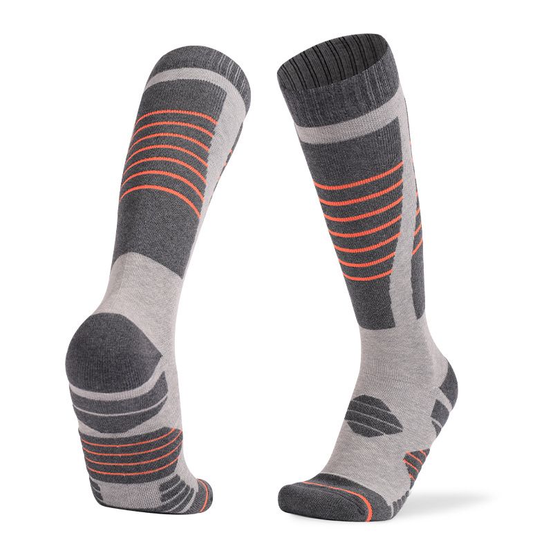 Two Woes Erkek Kayak Açık Hava Sıcak Havlu Alt Kalın Spor Ter Emici Uzun Tüp Pamuklu Çorap_voghion.com