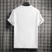 Herrenbekleidung Übergröße Kurzarm-T-Shirt Tops Sommer All Match Fünf-Punkt-Ärmel Rundhals_voghion.com