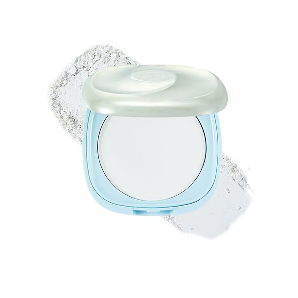 Pinkfocus Translucent Setting Powder Cake Langanhaltendes wasserfestes Make-up-Ausbesserungspuder Aufhellende Kosmetik für alle Hauttypen_voghion.com