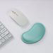 3c Rubber Mouse Wrist Set Non-Slip Keyboard Simple Palm Rest Hand Pad Soft Comfortable Office_voghion.com