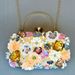 New Three-Dimensional Fashion Handmade Flower Beaded Party Versatile Handheld Evening Bag_voghion.com