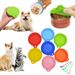 Reusable Silicone Food Spoon Dogs Cat Storage Tin Cap Lid Seal Cover Health Supplies Lids Can Pet Accessories By PawParty Store_voghion.com