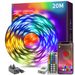 20m LED-Streifenlichter RGB Room Decor Fairy App Control Music Sync Farbwechsel_voghion.com