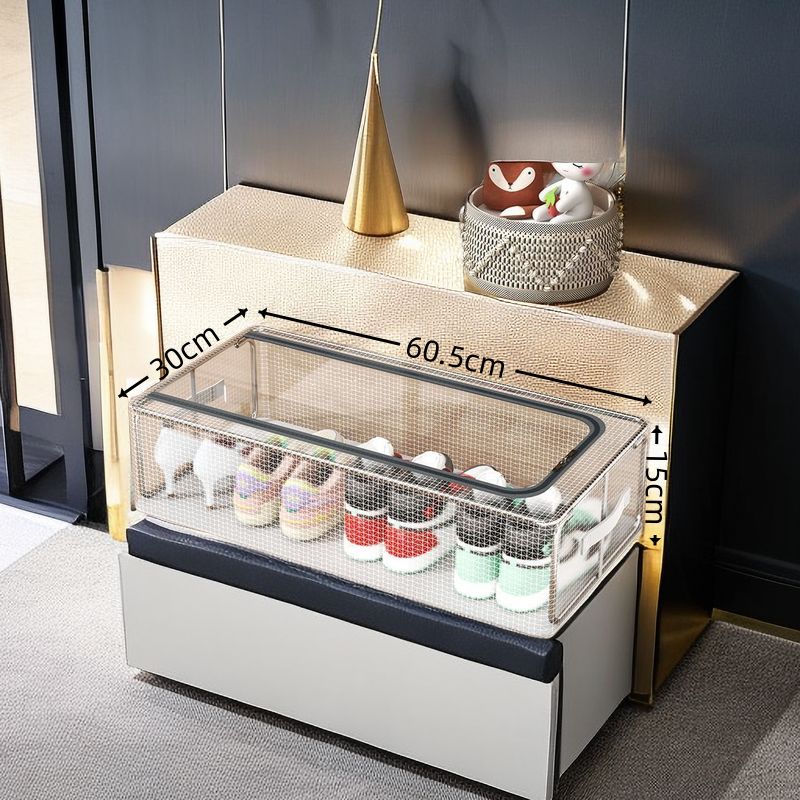 【Recensione di 3168 persone】Scarpe trasparenti Scatola grande capacità Spessore antipolvere Sacchetto portaoggetti per la casa Letto inferiore No_voghion.com