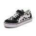 Children's Canvas Shoes Boy's Cloth Shoes Girl's Board Shoes Plaid Everything Girl's Shoes_voghion.com