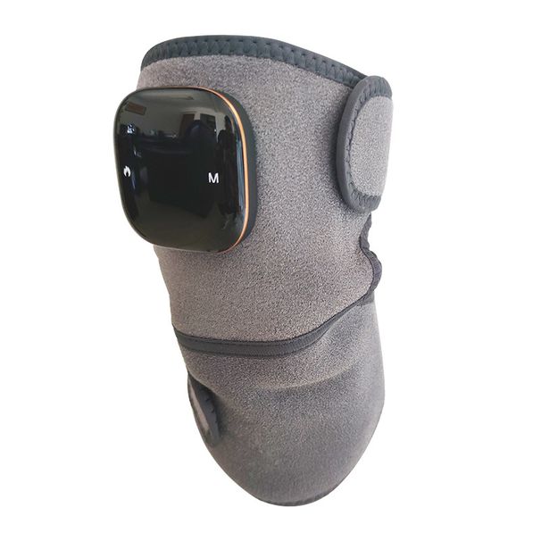 Ginocchiera riscaldante in grafene con funzione massaggio - Temperatura regolabile per alleviare il dolore articolare e riscaldare - Grigio pezzo unico_voghion.com