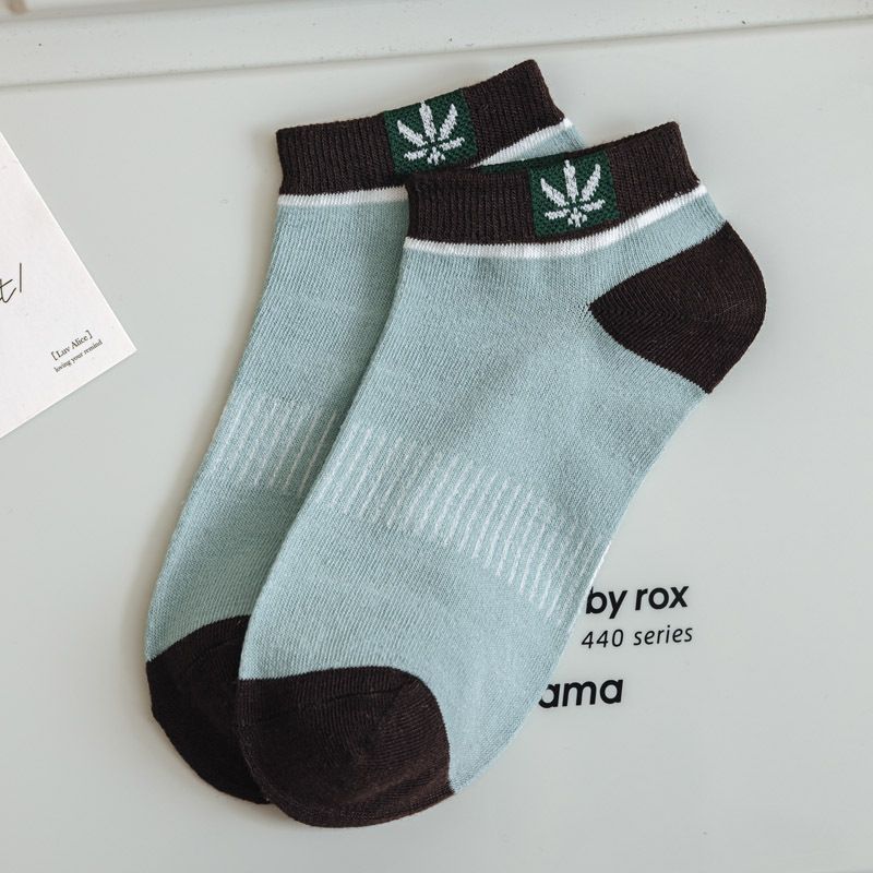 2025d Kurze schweißabsorbierende Bootssocken für Herren im Frühling und Sommer, dünne Sport-Low-Cut-Ins-Trendsocken_voghion.com