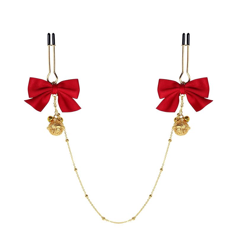 Morsetto per capezzoli, con catena dorata, per capezzoli e piccole labbra_voghion.com