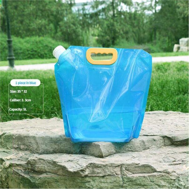 Klappbar Drénkwaasserbeutel fir dobaussen, verdickt grouss Kapazitéit Portable Camping Düsenbeutel_voghion.com