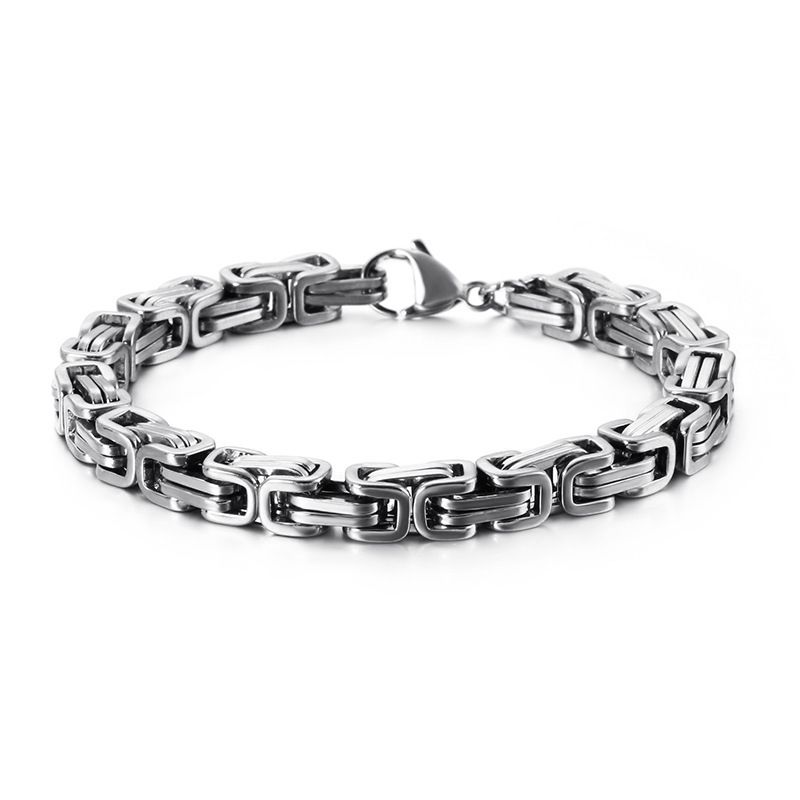 Fashionable Design Sense Surging Same Style Bracelet Titanium Non-Fading Emperor Chain Men's Stainless Steel Dominant_voghion.com