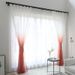 Pure Color Full Dolly Gradient Printing Window Screen Curtain Cloth Linen Curtain Rod Bag Buttonhole_voghion.com