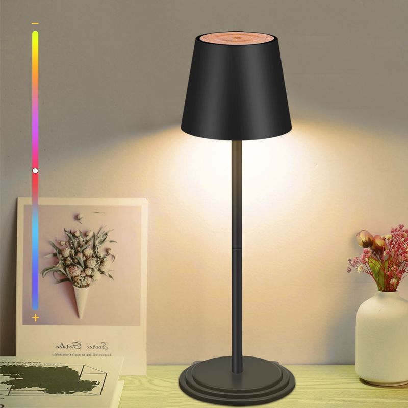 Ev Mobilyası Yaratıcı Yeni Yatak Odası Masa Lambası Dokunmatik Başucu Lambası RGB Renkli Atmosfer Lambası Gece Lambası Zamanlanabilir USB Şarj_voghion.com