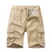 Férfi ruházat Nyári Cargo rövidnadrágok Férfiaknak Hétköznapi Katonai Cargo nadrágok Divatos Férfi melegítőnadrágok_voghion.com