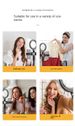 Mobile Desktop Live Streaming Light - 360° Rotatable, 3-Color Soft Light, USB Powered, Perfect for Beauty Broadcasting & Video Shooting_voghion.com