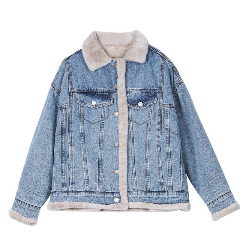 Vêtements pour femmes épais fourrure décontracté style bf manteau en coton parka ample fourrure hiver_voghion.com