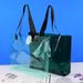 Borsa tote impermeabile in PVC con stampa gelatinosa, borsa per imballaggio laser a tracolla trasparente, grande capacità, stile minimalista_voghion.com