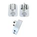 Schnelles Dual Twin 2 Port USB Klappladegerät UK Netzstecker Adapter 2AMP_voghion.com