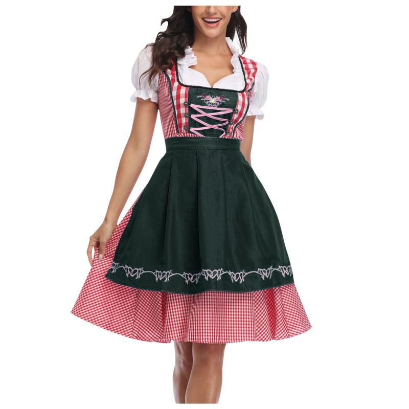 Damenbekleidung Neu Deutschland München Bier Kostüm Damen Halloween Oktoberfest Kleid Body Shaping Bühnenkostüm Dienstmädchenkostüm_voghion.com