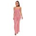 Women's Clothing Sleeveless Sequin Belt Jumpsuit Solid Color Tube Top Backless Jumpsuit_voghion.com
