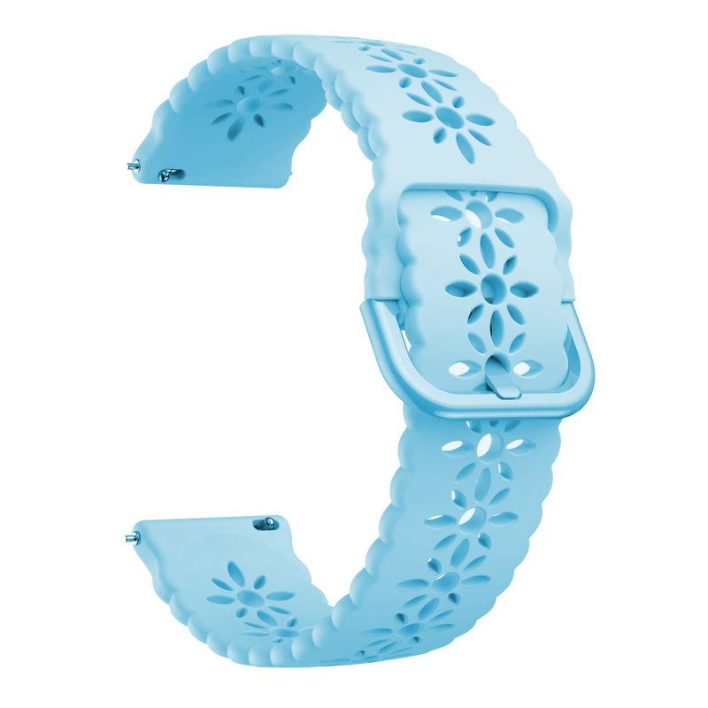 20mm Replacement Band For Samsung Galaxy Watch 5 44mm 40mm Pro 45mm/Active 2/Galaxy Watch 4 Lace Silicone Strap For Women Girls_voghion.com
