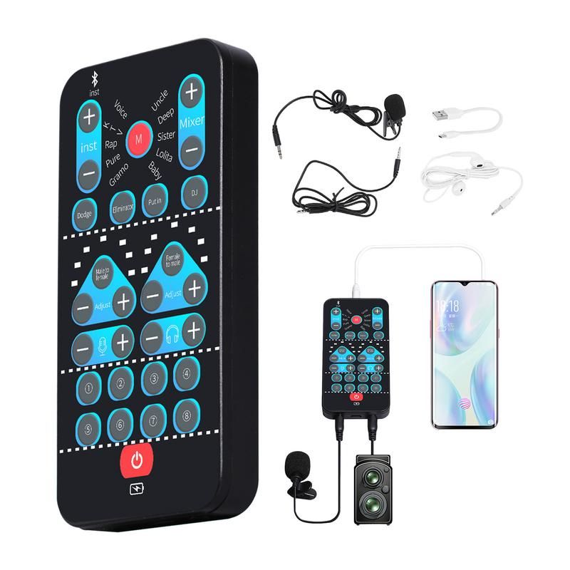 Bärbar mini handhållen växlingsväxlingsmodulator med 8 justerbara funktioner, röstdöljare, kontakt_voghion.com