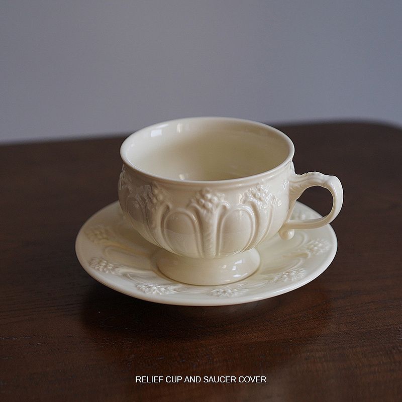 Bosbeer Europees Paleisreliëf Engelse Afternoon Tea Set Melkkannetje Koffiekopje_voghion.com