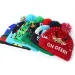 hats Scarves Sets Ball Caps Led Christmas Sweater Knitted Beanie Light Up Hat Party Gift For Kids Xmas New Year_voghion.com