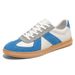 Herrenschuhe Casual Board Schuhe Jungen Kleine Weiße Schuhe Deutsche Trainingsschuhe Retro Leder Deutsche Trainingsschuhe Männer_voghion.com