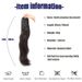 Tail twist micro-roll drawstring wig ponytail elastic internal hair extension chemical fiber ponytail natural drawstring ponytail_voghion.com