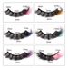 Cílios postiços coloridos 5D Curl Western - Estilo natural, aparência bagunçada para maquiagem de palco, cílios volumosos e dramáticos_voghion.com