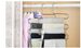 Stainless steel S-shaped pants rack multi-layer pants rack multi-functional storage hanger pants rack, pants clip magic pants rack_voghion.com