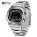 Sleek Square Digital Watch With LED Backlight – 50M Waterproof, Multifunctional & Durable For Men Sports Waterproof Swimming Watch_voghion.com
