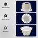 2 Inch Mini Home Audio Bluetooth Ceiling Speaker Stereo Sound Indoor Speakers High Quality Sound Background Music System_voghion.com