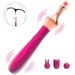Vibrator Doppelkopf Starker Schock 10 Frequenz Vibrationspunkt Flutstift G-Punkt-Stick Starker Schock Masturbator Weibliches Sexspielzeug für Erwachsene_voghion.com