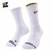 Basketballsocken, echte Kampfsocken, professionell, lang, hochgeschnitten, Handtuchunterseite, einfarbig, Laufsocken für_voghion.com