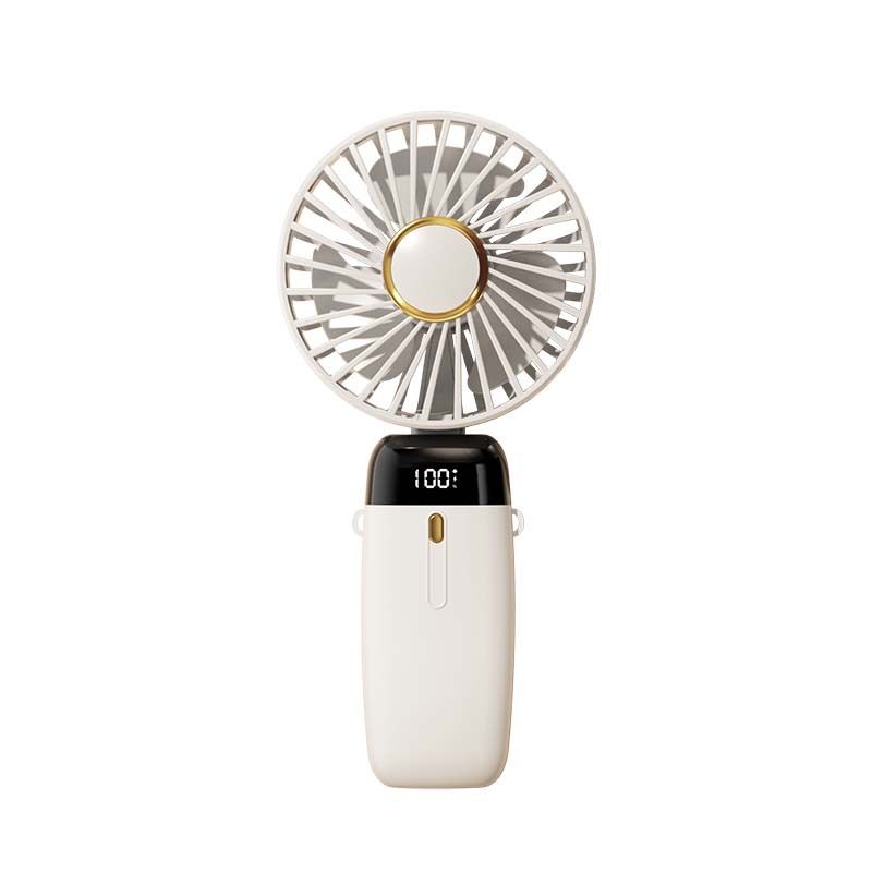 New USB Handheld Mini Portable Foldable Digital Display Office Student Small Electric Fan Gift_voghion.com