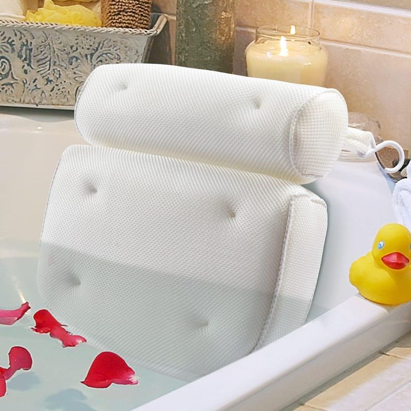 Bath Tub, Pillow Back Neck Support Pillow, Rela Spa Headrest Cushion For Women Adults Gifts, Must Have Comfort Bathtub_voghion.com