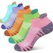 Performance-Laufsocken – Rutschfeste, schnelltrocknende Polyester-Spandex-Mischung (Unisex, Low Cut, 5er-Pack, Mehrfarbenoptionen)_voghion.com