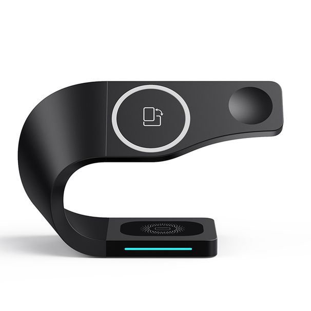 15W 4 in 1 Wireless Charger Magnetic For iphone12 13 Wireless Chaging Staion Watch Bluetooth Headset Iwatch Airpods_voghion.com