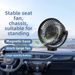 Jauns golfa ratiņu magnētiskais ventilators, pārnēsājams USB uzlādes spēcīgs sūkšanas jahtas ventilators automašīnas apgaismojuma ventilators_voghion.com