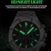 Relojes de lujo para hombre, relojes de pulsera deportivos a la moda, cronógrafo masculino de cuarzo, reloj de acero inoxidable, reloj luminoso Masculino_voghion.com