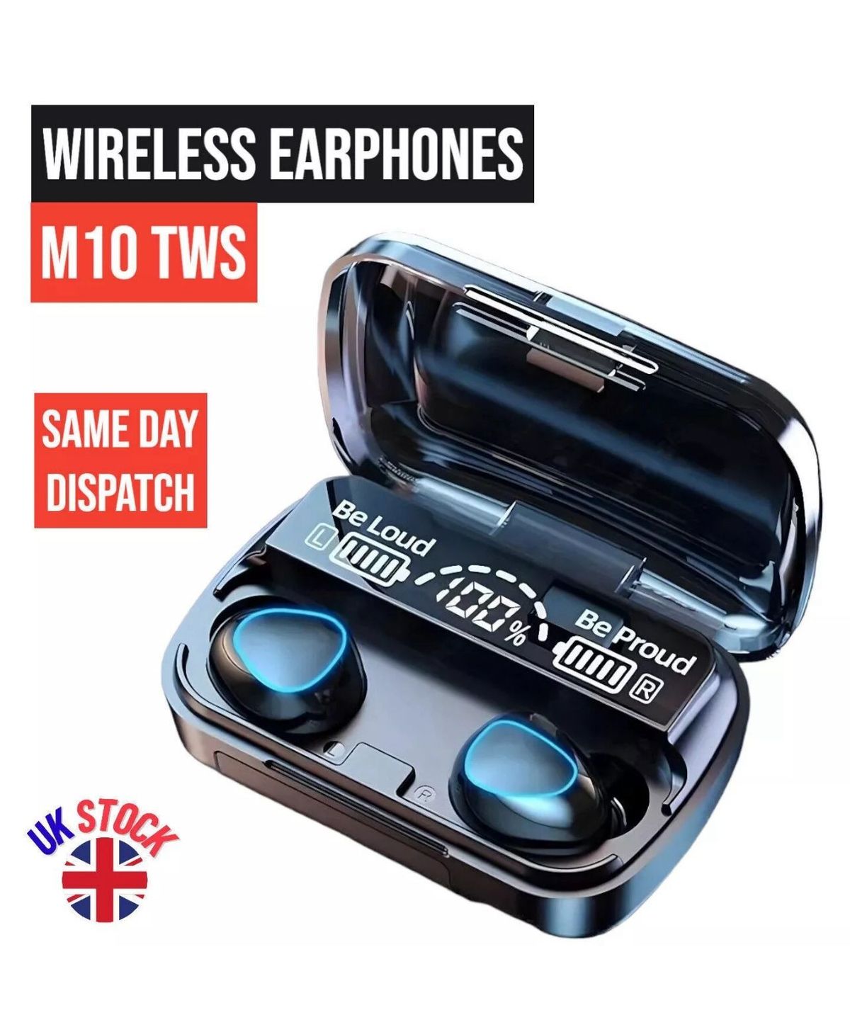 Bluetooth Wireless Headphones TWS Earphones Mini In-Ear Pods For IPhone Android_voghion.com