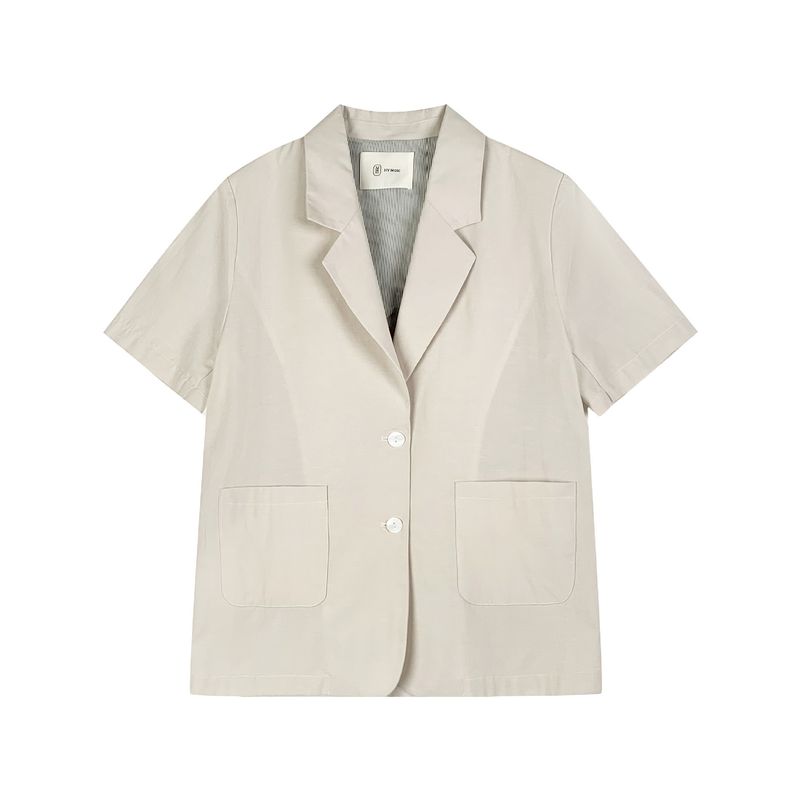 Giacca da abito da donna, a maniche corte, casual, da donna_voghion.com