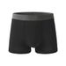Boxer en modal antibactérien respirant et sans coutures pour homme, style années 50, entrejambe en soie, doux, très élastique, sensation chair, grande taille_voghion.com