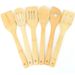 6 pezzi di utensili da cucina in bambù, cucchiai da cucina, spatola in legno_voghion.com